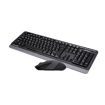 A4 TECH FG1010 F USB GRİ KLAVYE+MOUSE KABLOSUZ SET