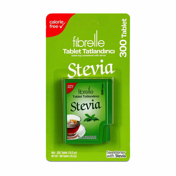 Fibrelle Stevia Tablet Tatlandırıcı 300'lük Kutu