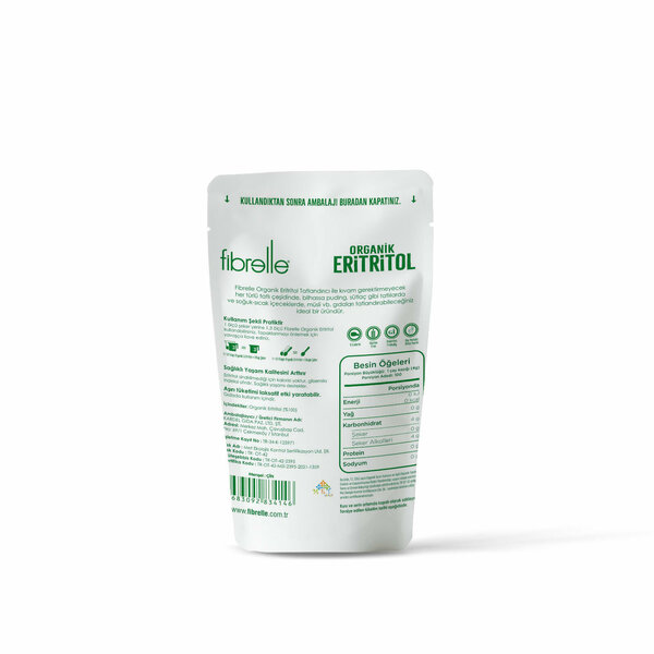 Fibrelle Organik Eritritol ( Erythritol ) 400 g