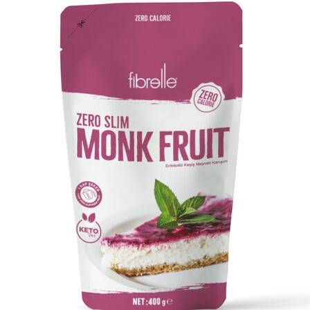 Fibrelle Zero Slim Monk Fruit 400gr.  (Eritritollü...